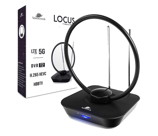 Spacetronik Antena pokojowa DVBT/T2 Locus ANWLOCUSB - 1159221 - zdjęcie